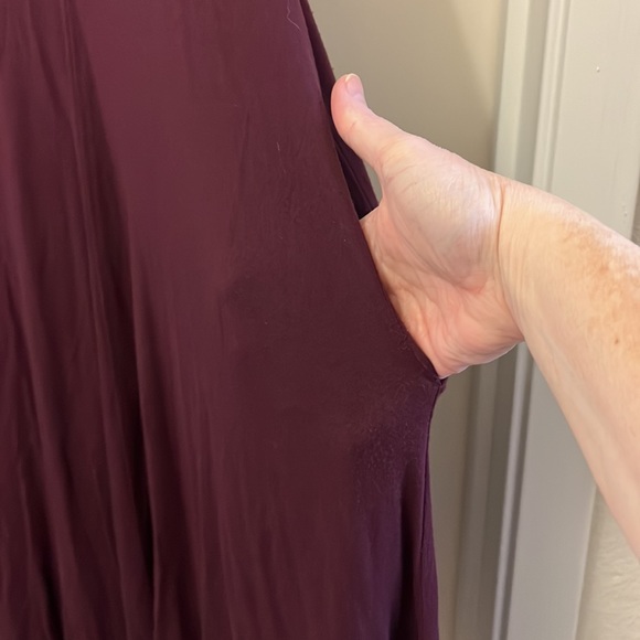 Torrid burgundy mini super soft trapeze dress size 3X - Picture 3 of 7